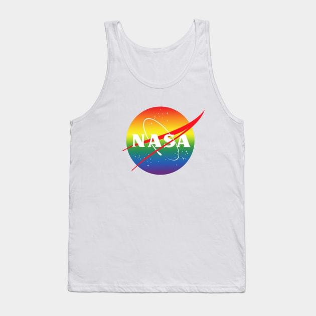 Subtle Gay NASA Tank Top by GasparArts